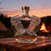 Empty Whiskey Bottles Household Wine Decanter Decorative Motorcycle Engine Shape Alcohol Container for Dining Room Display