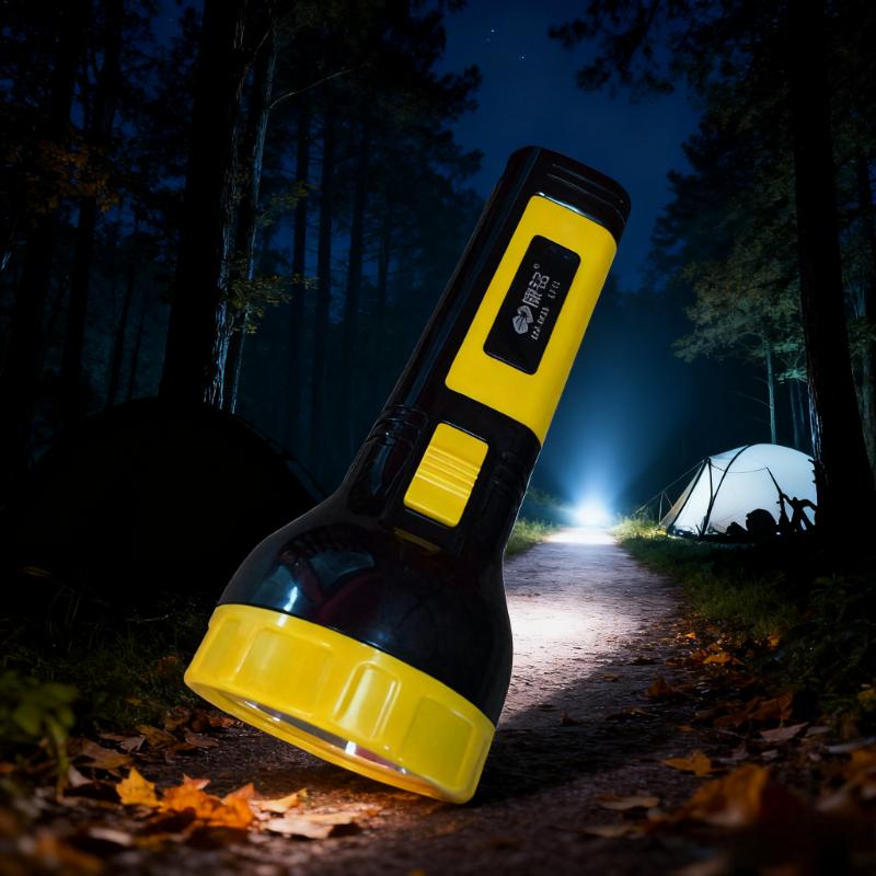 Outdoor Long Range Torch Emergency Light Multi-function LED Flashlight Adjustable Flashlight Outdoor Camping Light Safety Tools