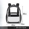 Transparent Backpack, Pvc Backpack, Schoolbag, Large-capacity Waterproof Jelly Bag, Fashionable