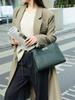 2025 A/W Women's Genuine Leather Cowhide Tote: Niche Design Bucket Handbag