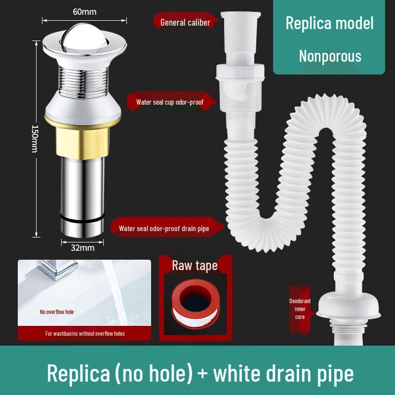 Stainless Steel Basin Drain Kit