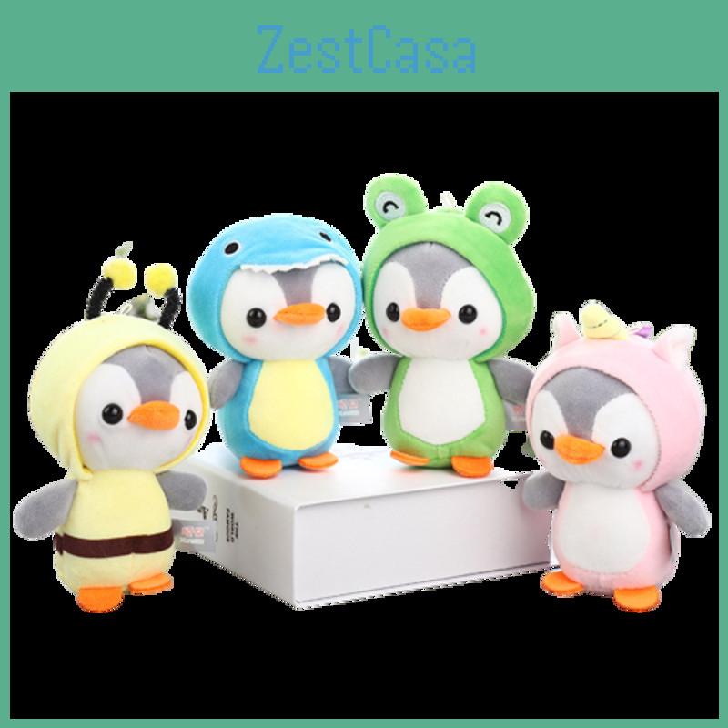 Handmade Penguin Plush Toy Keychain Pendant Keyring Stuffed Doll Birthday Gift For Kids
