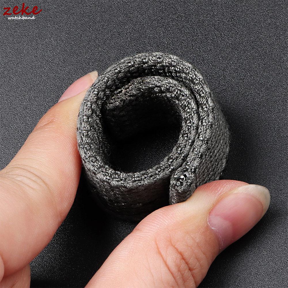 Genuine Linen Nylon Watch Strap 20mm 22mm for Omega Business Cotton Fabric Bracelet Breathable Woven Sports Strap for Men Women