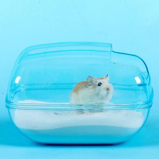 Hamster Bathroom Easily Draining Large Space Broken-proof Small Animals Rabbit Chinchilla Toilets