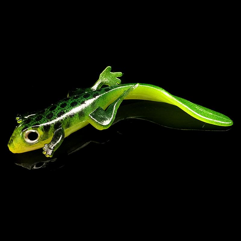 7,5 cm/3 g Siliconen Zachte Salamander Luya Zacht Aas Hagedis Simulatie Zacht Aas Luya Aas