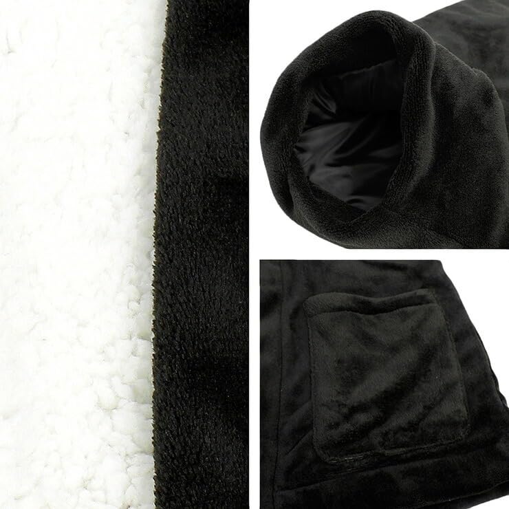 One Colors Men's Dotera Hanten (Chan-chanko Hanten), Plus Size, Warm, Fluffy Boa Lining, Cold Protection, Loungewear, Solid Color, Size L, Red