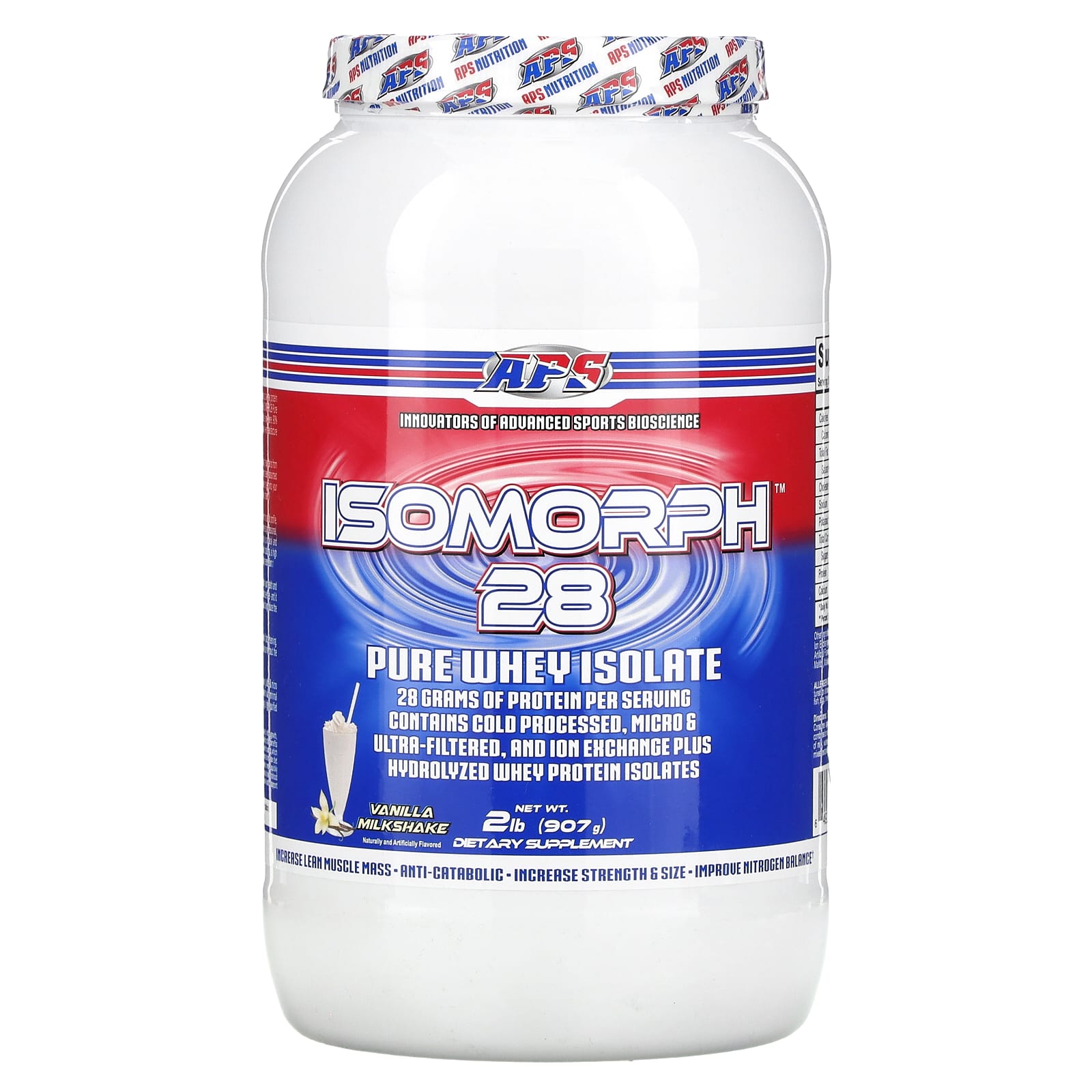 

APS, Isomorph 28, pure whey isolate, vanilla milkshake, 2 lb (907 g)