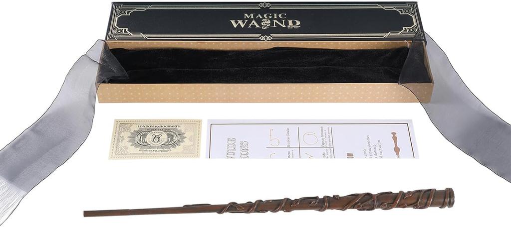 Harry Potter Magic Costume Wizarding School with Storage Cultural Birthday Birthday Stylish Prop Wand, Dumbledore's Wand, Accessory, Resin, Style,