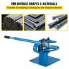 YP-9 Manual Bench Top Compact Bender Pipe Bending Machine 7 Dies 1-3inch Metal Fabrication Tube Rod Pipe Bender 44ft Mount Powdercoat Telescoping