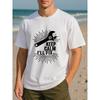 European Size Men'S Print Short-Sleeved T-Shirt | Loose Crew Neck,Sweat-Absorbing and Quick-Drying,Casual and Professional,for All-Season Casual Wear