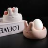 Rabbit Egg Tray Mold Bunny Rabbit Plaster Mold Bunny Candle Holder Mold Cute For Egg Holding Candle Making Gifts