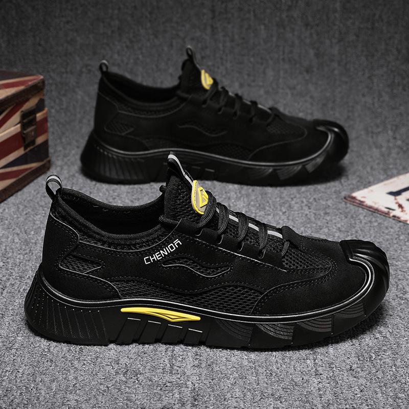 Pánské 2025 Jarní Prodyšné Síťované Ležérní Pracovní Boty - Všestranné, Stylové, Odolné proti Nečistotám.