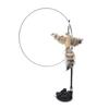 Juguete Interactivo de Palo con Plumas para Gato con Ventosa y Palo de Actividad Accesorio de Plumas para Gato Adecuado para Gatito