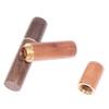 2Pcs Tragbare Zahnstocher Eimer Holz Zahnstocher Halter Eimer Mini Box Nadel Fall