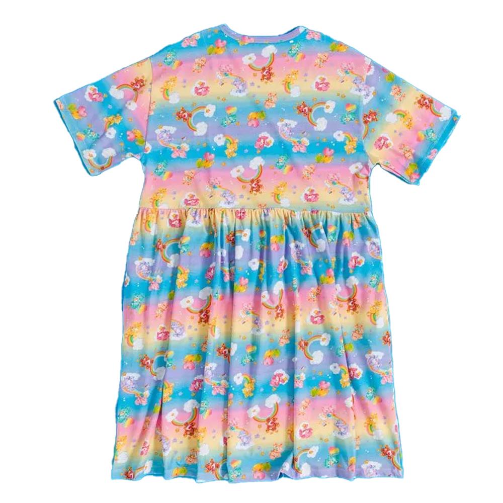 Care Bears Womens/Ladies Rainbow Castle Dreams All-Over Print Smock Dress