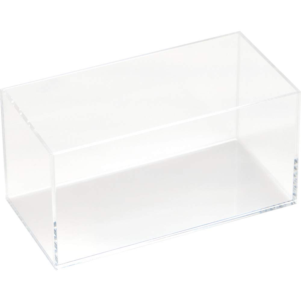 TRUSCO Acrylic Display 100mm H x 200mm W x 100mm 5-Sided Box, Rectangular, Transparent, D, ACB-102010