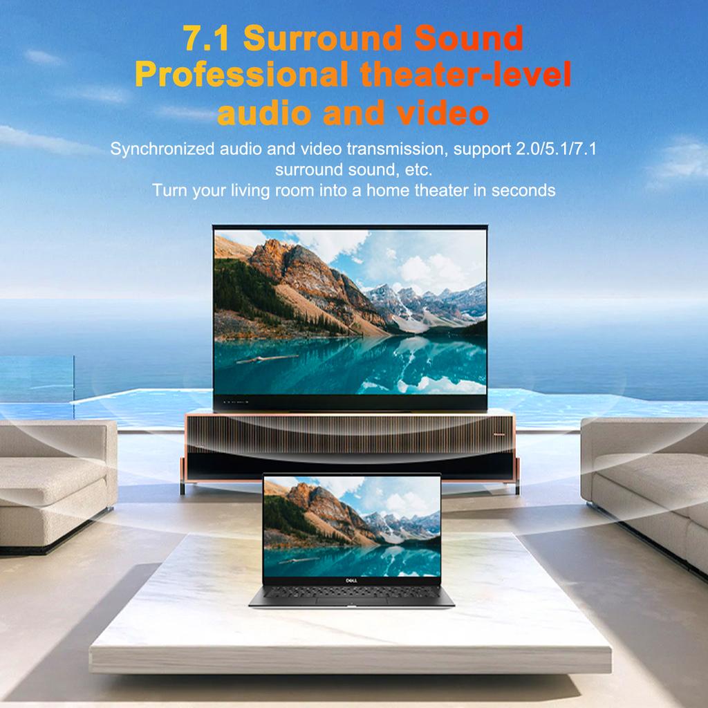 High-Definition Multimedia Interface Switch 5 In 1 Out Switcher Box High-Definition Multimedia