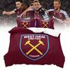 West Ham United Digital Print Bedding Set With Reactive Dyeing For Modern Bedroom Decor