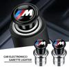 1Pcs Auto Interior Cigarette Lighter Power Plug Emblem for M Performance M5 320 325 E28 E30 E34 E36 E39 E46 X5 X6 F01 F02