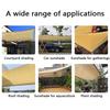Multiple Sizes HDPE Sunshade Net Home Garden UV Protection 85-90% Sunshade Net Balcony Sunshade Car Shed Easy Installation