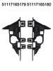 2 Pieces Included Bumper Bracket Holder Front Bumper Bracket Front Placement