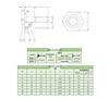 BCHF Flanged Universal Stainless Steel Ball Bearing for Roller Conveyors