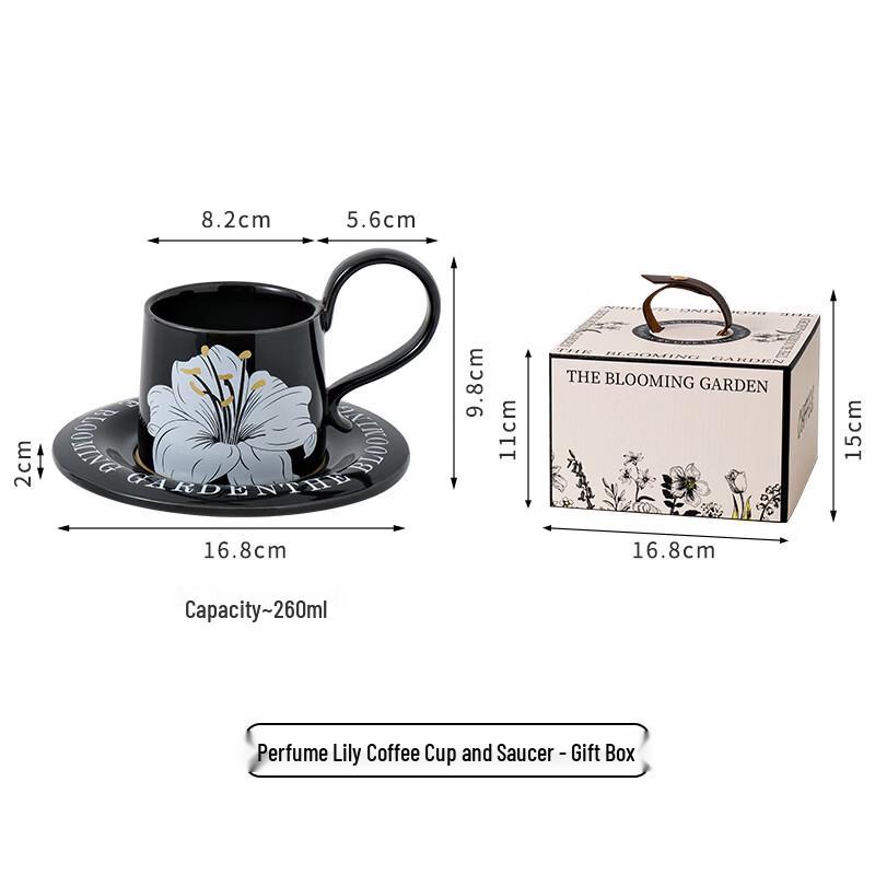 Vintage Ceramic Coffee Cup and Saucer Set