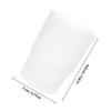 2Pcs Glass Toothbrs Cup Holder Bathroom Supplies Clear Glass Toothpaste Storage Holder Toothbrush Cup Bathroom Supplies