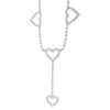 Mei Mary Europäische und amerikanische Strass-Herz-Taillenkette - Sexy Strand-Bikini-Gürtel - Damen-Körperkette