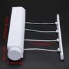 Household multipurpose Drying Rack White Automatic Retractable Invisible Clothesline Laundry Room Portable Pull-out Hanger