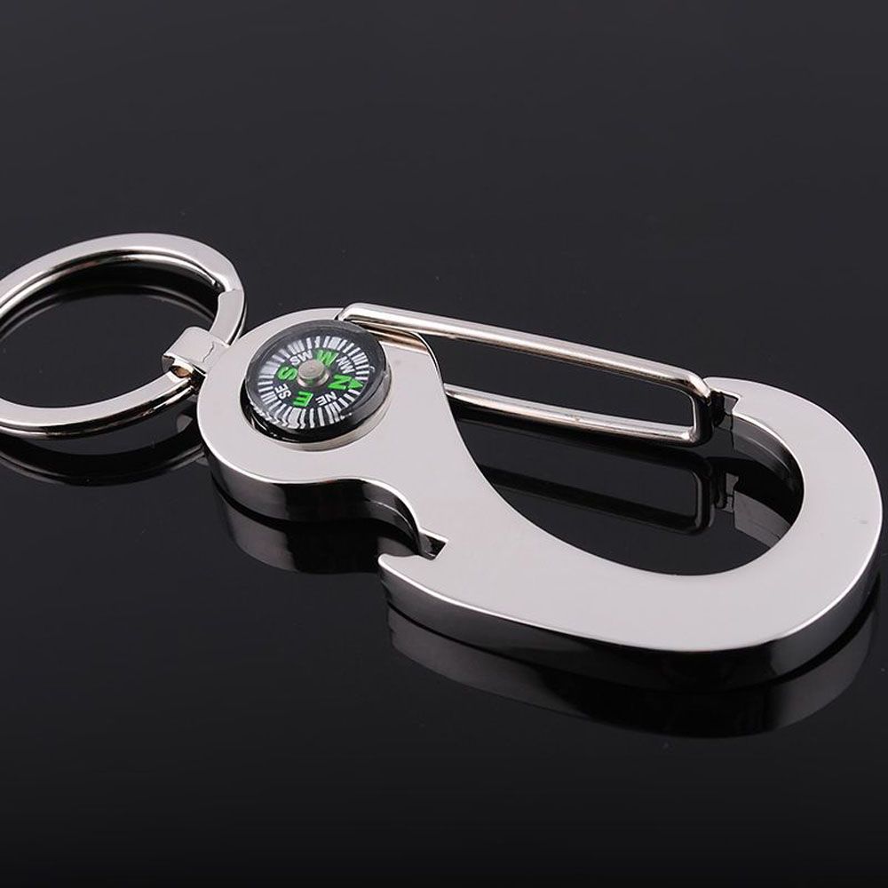 1PC Gift Tool Car-styling Compass Car Accessories Car Keychain Opener Key Rings Keyfob