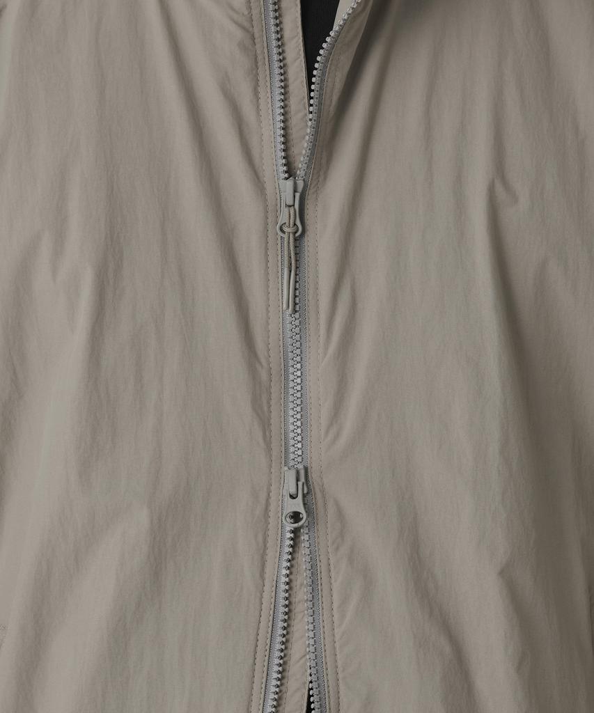 Musinsa Standard Oversized High-Neck Windbreaker Jacket [Light Khaki]