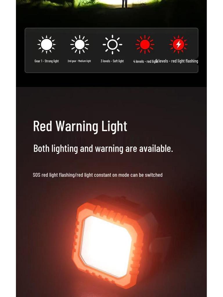 Portable Multi-Functional LED Work Light with Magnetic & USB Charging