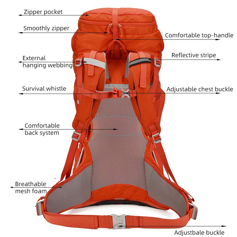 50L Reiserucksack Wandertasche Armeerucksäcke Reise Camping Rucksack