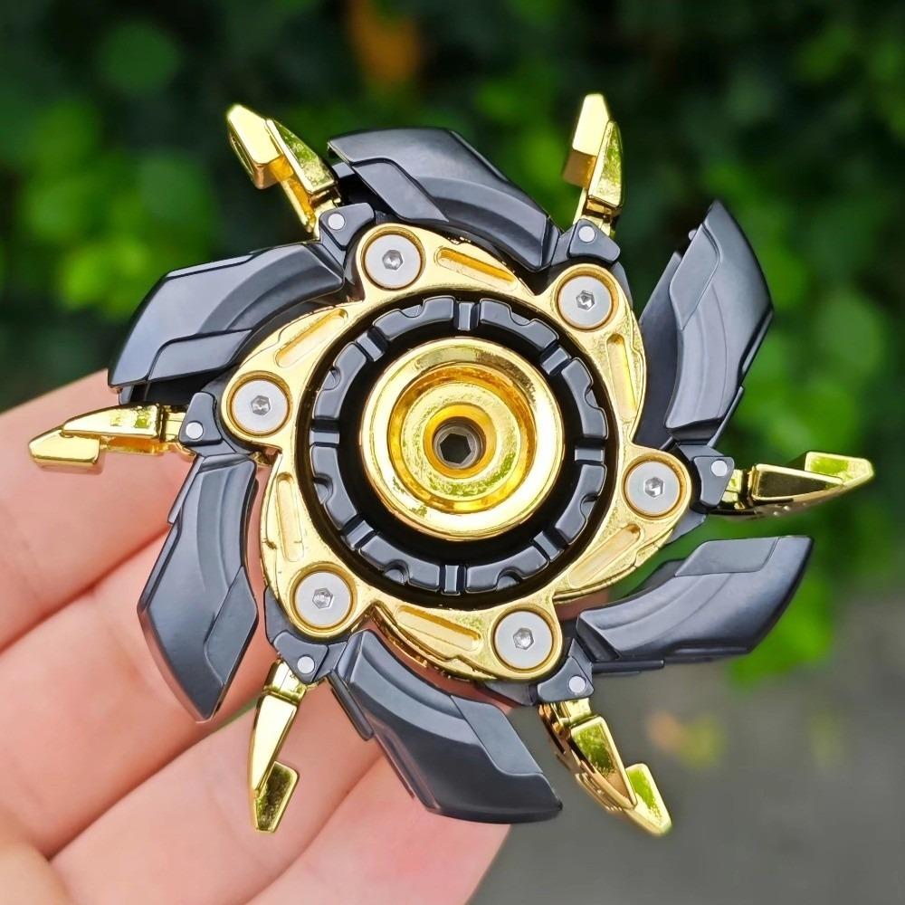Deformable Gyro Toy Premium Zinc Zinc Alloy Fidget Sliders Adult Spinning Toy Anxiety Relief