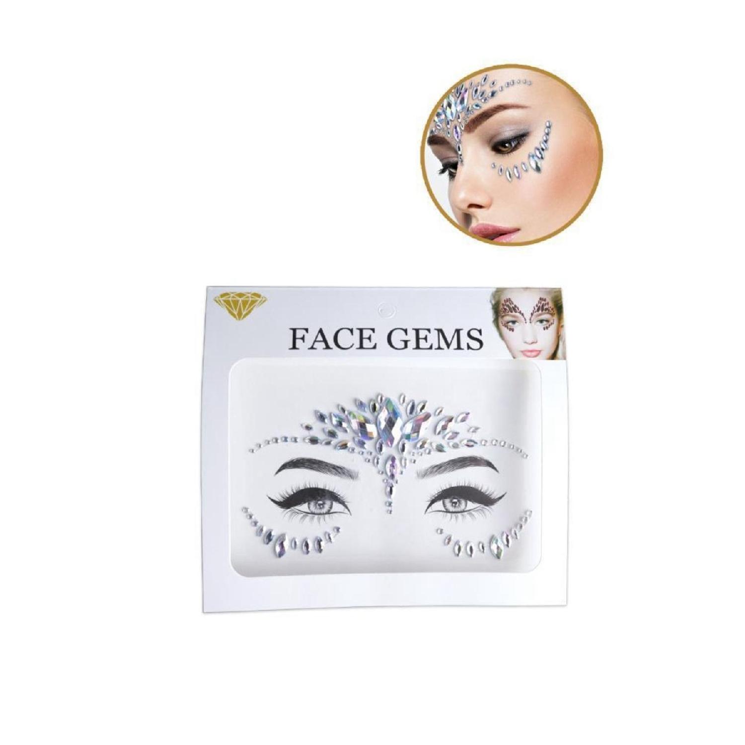 

Self Adhesive Face Stone Large Diamond Model срібний