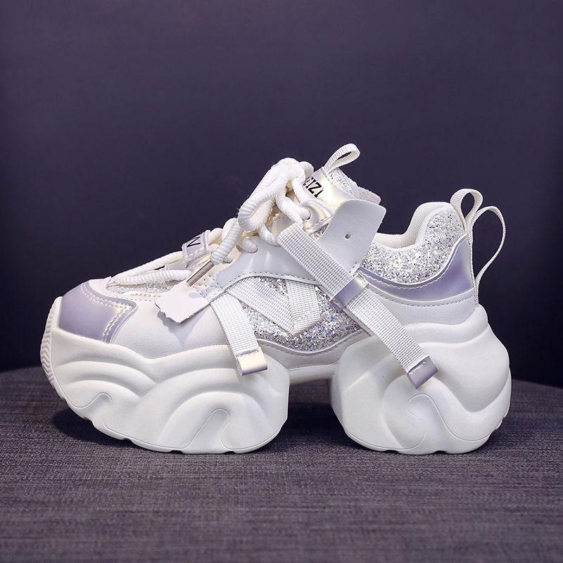 Stylish Women's Dad Shoes: Popular, Thick-Soled, Versatile, Height-Boosting, Casual Sneakers