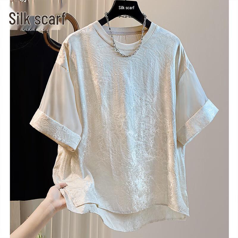 Women s 2026 S/S Loose Fit Round Neck Short Sleeve T-Shirt S