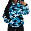 European & American Multi-color Camouflage Hoodie with Patch Pockets (H10552)