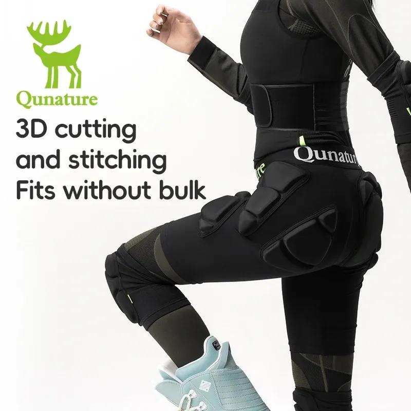 Qunature Ski Hip Protector Pants Prevention Pad Safety Ski Hip Protector Snowboard Sports Hip Protective Gear Shock-absorbing