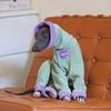 Fashion Italian Greyhound Clothing Whippet Jumpsuit Dog Clothes Warm Greyhound Jammies Whippet Fleece Turtleneck Sweatshirt