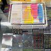 25Pcs 1750 Stickers MINI Cute emoji Cube Transparent Stickers PET DIY Scrapbooking Decor Sticker Phone Decal Journaling