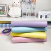 A5 Macaron Solid Color PU Leather Loose-Leaf Notebook Planner - Simple Business Style
