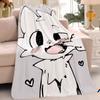 Boykisser Cat Meme Blanket Warm Soft Suitable For Bedroom Sofa Bed Living Room Office Travel Camping Gifts