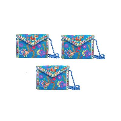 Genți de seară pentru femei Broderie manuală Lucrare cu oglindă Genți elegante cu curea pentru femei Genți Crossbody pentru doamne și fete - 22X16 Cm