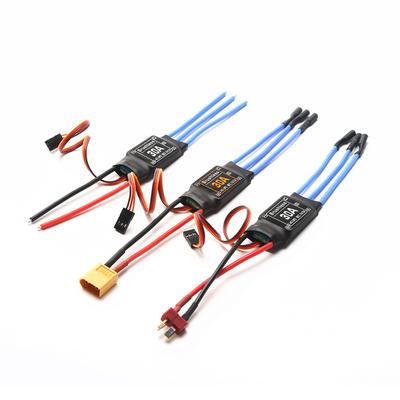 30A Brushless ESC 2-4S Elektronischer Drehzahlregler XT60 Stecker mit 5V 2A BEC 3,5 MM Bananenstecker für