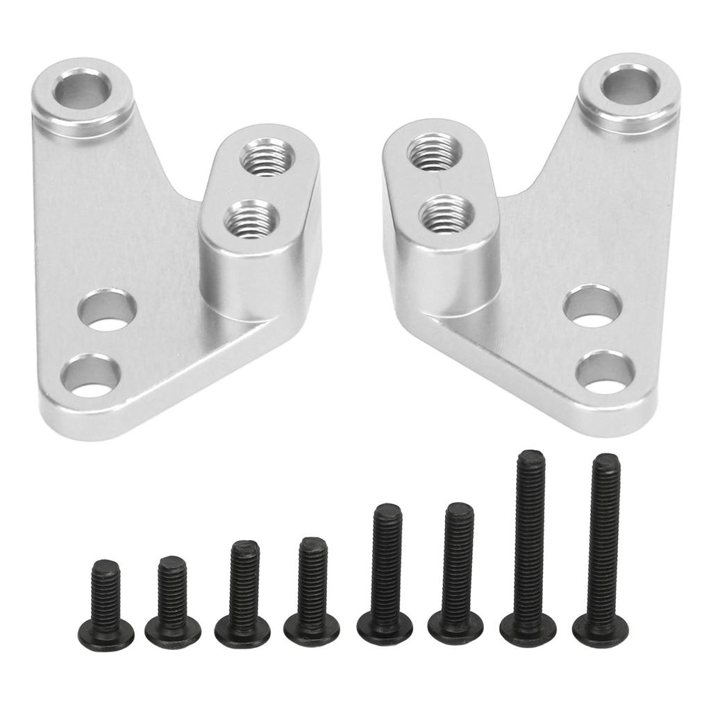 1 Pair RC Shock Towers Mount Racing Front Rear Bracket Shock Towers Mount for Traxxas 110 Silver