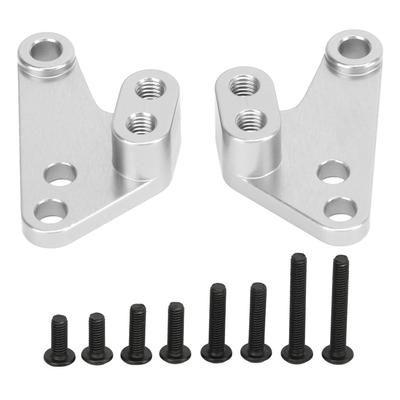 1 Ζεύγος Βάσεις Πύργων Αμορτισέρ RC Racing Μπροστινό Πίσω Στήριγμα Βάσεις Πύργων Αμορτισέρ για Traxxas 110 Ασημί