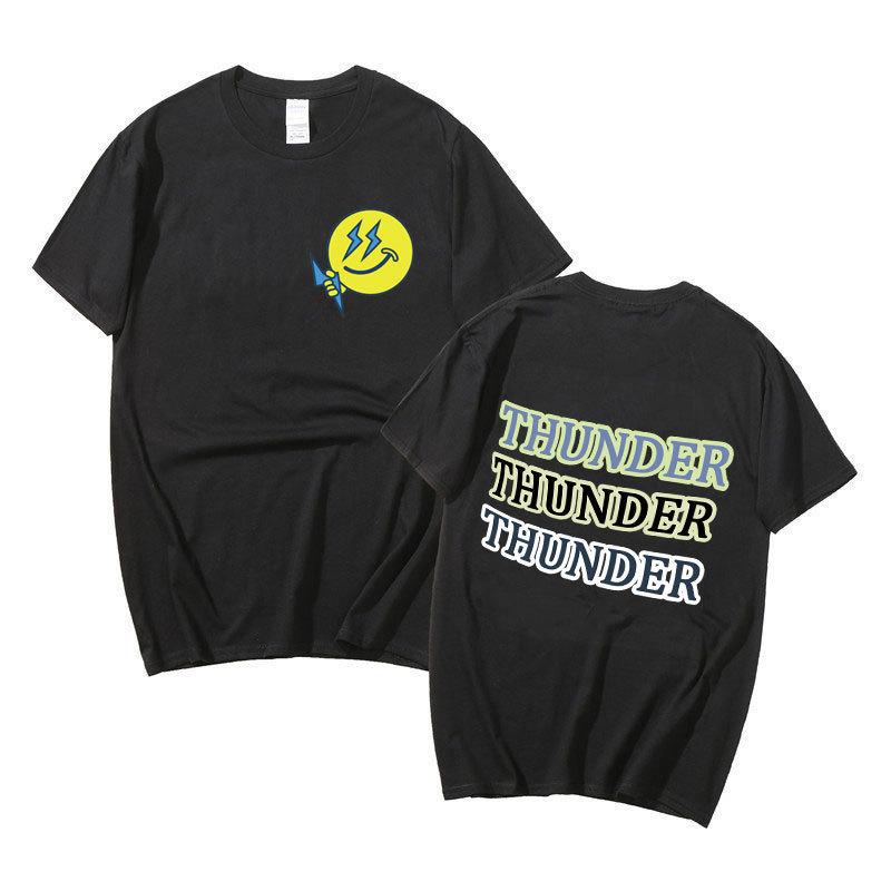 Harajuku Printed Fashion Men S And Women S T-Shirts Top Short Sleeves S