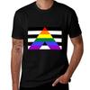 Straight Ally Pride Flag Tshirt Uv Sun Protection Tee Shirt